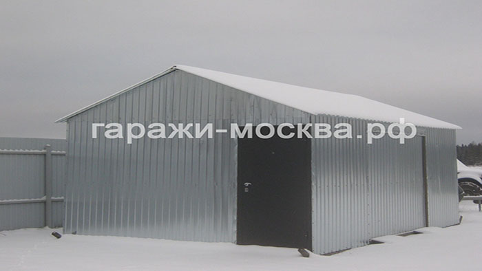 Гаражи из профильных листов Москва