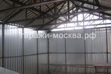 Гаражи из профильных листов Москва